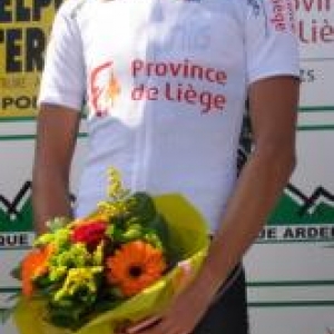 Michael Vink (NZ) maillot blanc des monts. 