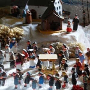 2=Village de santons sous la neige