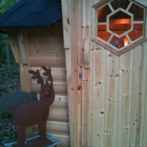 Hotton sur Ourthe - dans les Ardennes  " Le chalet Finlandais "