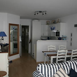 vue d'ensemble salon cuisine