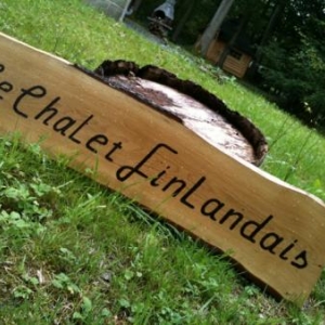 Hotton sur Ourthe - dans les Ardennes  " Le chalet Finlandais "