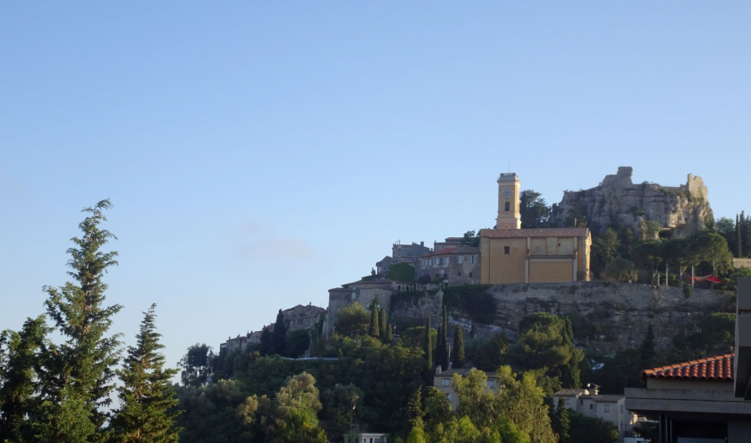 Eze, vue de l'apart hôtel La Perle d'Eze