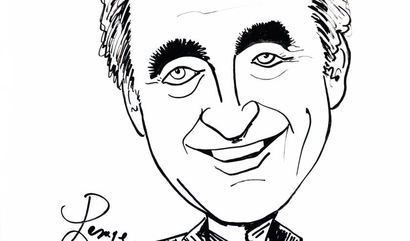 Jean-Loup Dabadie, caricature de Jean-Marie Lesage Jean-Loup Dabadie