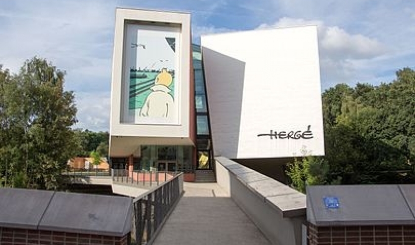 « Musée Hergé », à Louvain-la-Neuve © « Atelier Christian de Portzamparc/Hergé-Moulinsart 2021 »