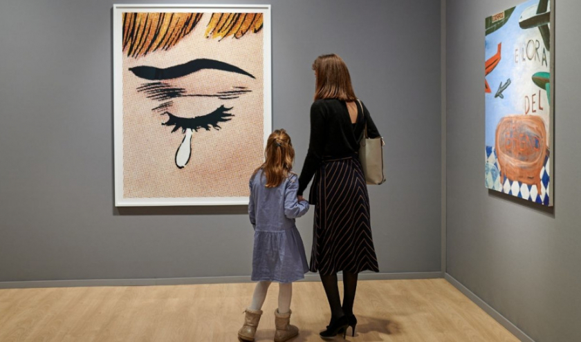 Pour les collectionneurs d'art, mais aussi … en famille © Photo : Fabrice Debatty/« Connaissance des Arts »