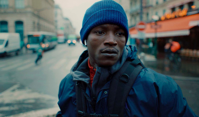 Abou Sangare, « Prix d’Interprétation masculine », à Cannes, dans « L’ Histoire de Souleymane » (Boris Lojkine) © « Pyramide Distribution »