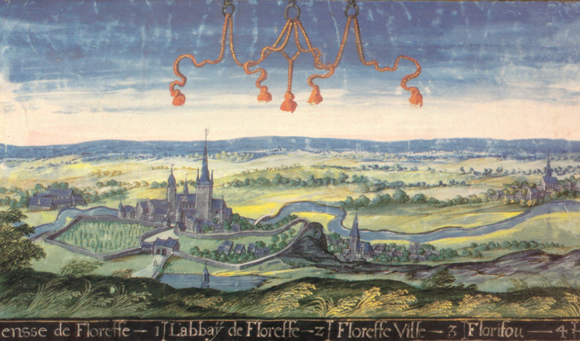 « Floreffe » (dans « Album de Croy »/Adrien de Montigny)/1608 © « KBR »