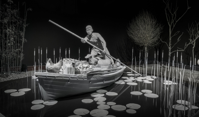 "Le Batelier" © Hans Op de Beeck/2020 © "KMSKA"-"SABAM" © Photo : Dominique Provost