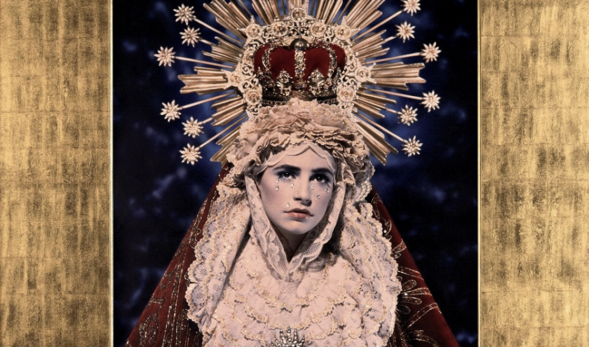 « La Madone au Cœur blessé – Lio » (détail)/1991 © « Pierre & Gilles » © « Pinault Collection »