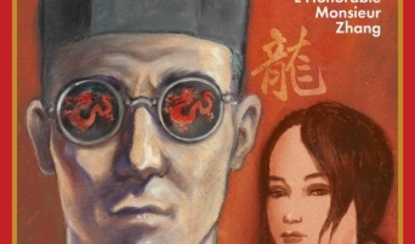 Couverture du 2e album de "China Li", "L'honorable Monsieur Zhang"/M. et J.-F. Charles/Ed. "Casterman"