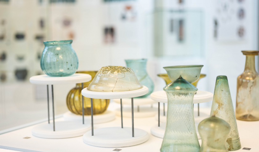 Le verre mérovingien © Musée archéologique/Ville de Namur © Photo : Amélien Ledouppe