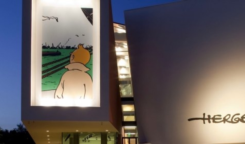 Depuis onze ans, à Louvain-la-Neuve © « Atelier Christian de Portzamparc/Hergé-Moulinsart 2020 »