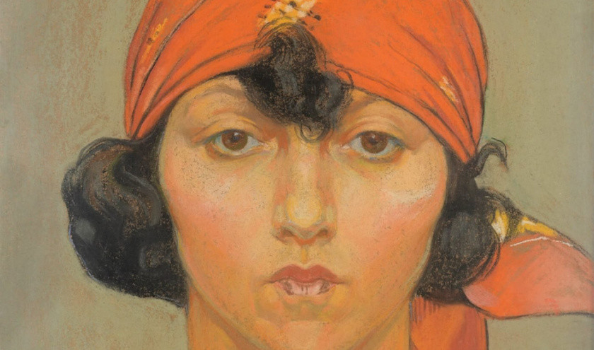 « Autoportrait au Foulard rouge » (Odette Pauvert/1926)