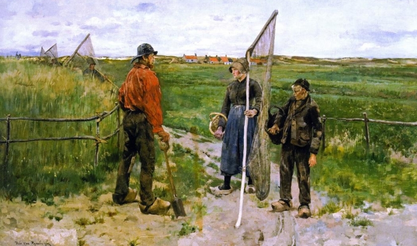 « En West Flandre » (Théo Van Rysselberghe)/120 x 200 cm/1883 © « Bibliothèque de l’ULB »/Bruxelles
