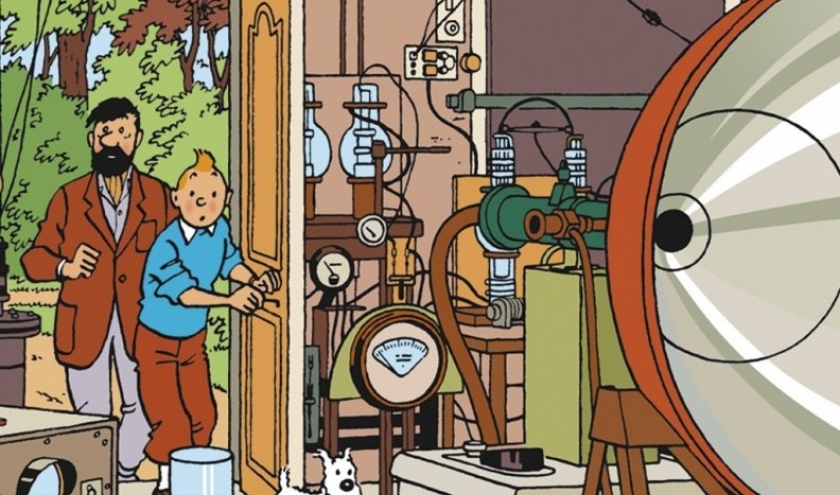 "Tintin c'est l'Aventure" N° 8, P. 37 : "La Case mythique" ("L'Affaire Tournesol") © Hergé-Moulinsart 2021