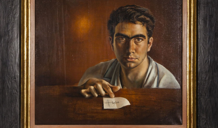 "Autoportrait" (Antoni Tàpies/1950) © "Museo regional Moderno"/Cartagena