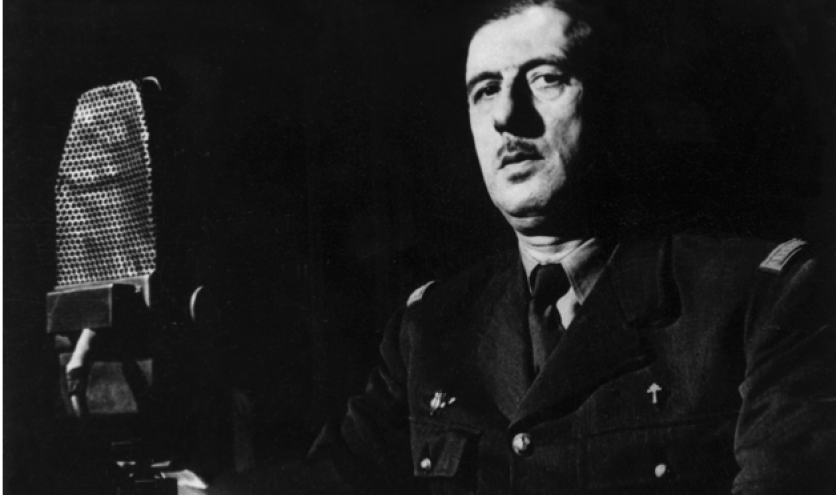 Le Général à Londres au micro de la BBC © Keystone France