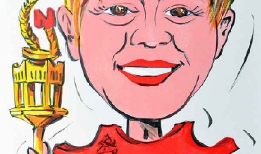 caricature de Nathalie Demelenne caricature de Nathalie Demelenne