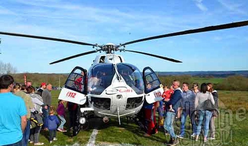 helicoptere medicalise Tohogne 2015