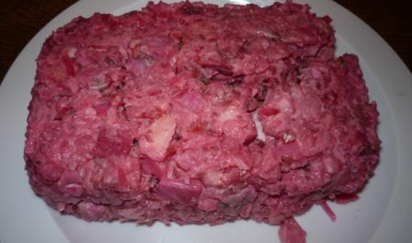 Une des nombreuses compositions de "salade russe"