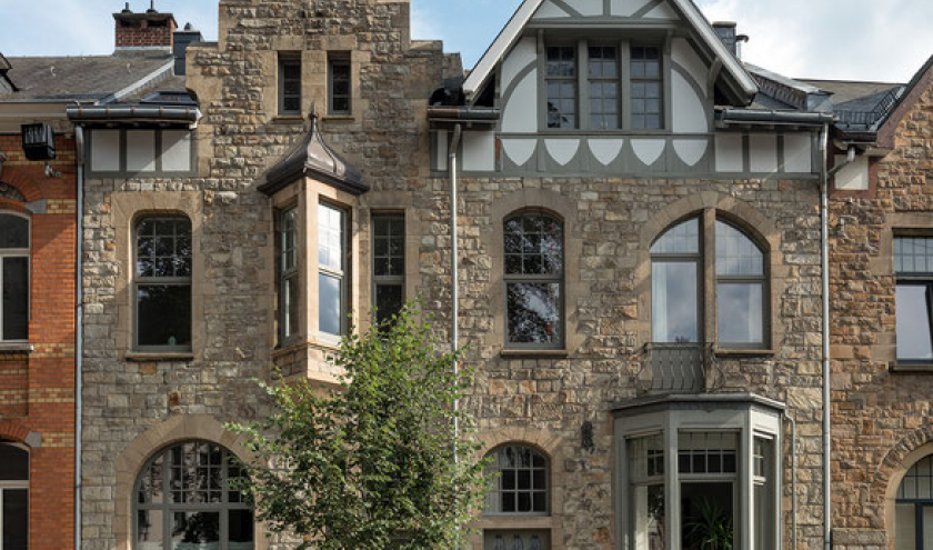 Maisons conçues par l'architecte Fritz Maiter, rue Steinbach à Malmedy. (c) Marc Wendelski. Maisons conçues par l'architecte Fritz Maiter, rue Steinbach à Malmedy. (c) Marc Wendelski.