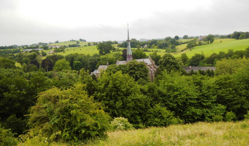 Le site de Val - Dieu ( photo F. Detry ) Le site de Val - Dieu ( photo F. Detry )