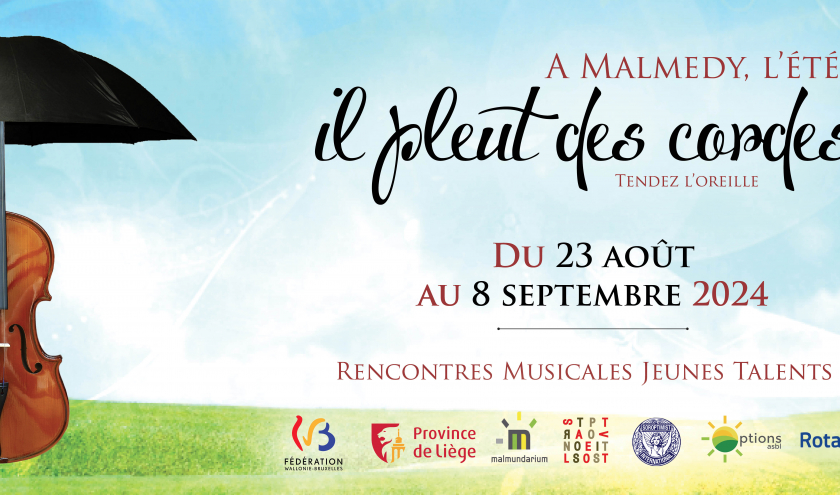 Programme de " Il pleut des cordes 2024 " Programme de " Il pleut des cordes 2024 "