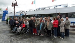 Le groupe avant d'embarquer (Remich)