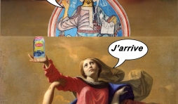 15 août. Assomption. Une canette de Lipton's tea au paradis.