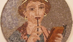 Sappho (mosaique, Pompei).
