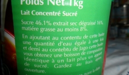 Jago, le "lait quotidien",  pur sucre et graisse.