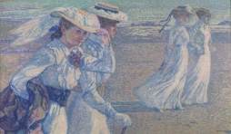 Théo VAN RYSSELBERGHE (1862 - 1926), The promenade, 1901, Oil on canvas, 97x 130, 1901 ©Brussels, MRBAB/KMSKB