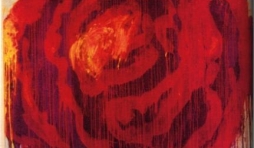Cy Twombly, Painting Detail (Roses), Gaeta, 2009, dryprint on cardboard, 43,1 x 27,9 cm, courtesy : Schirmer/Mosel Verlag - Fondazione Nicola del Roscio