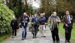 Des journalistes visitent le parc  Paradisio
