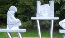  stele vandalisee de Bastogne